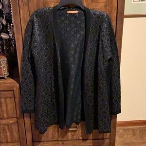 Bellini black/silver cardigan